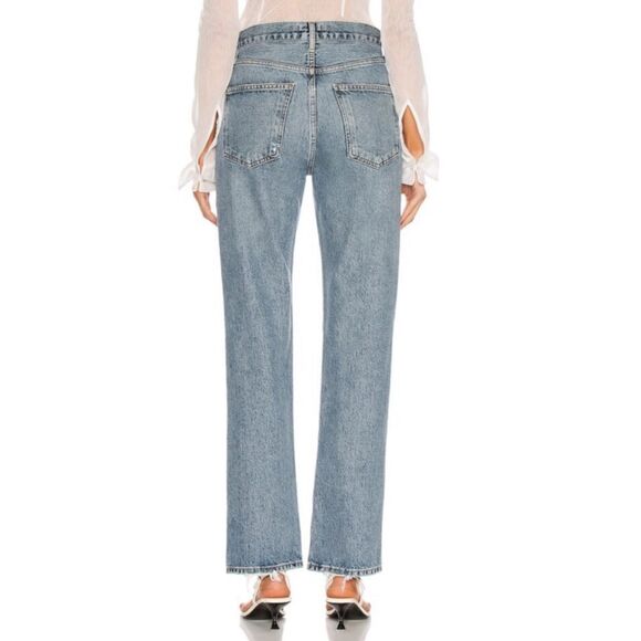 AGOLDE Lana Vintage Straight Pants in Backdrop - Picture 3 of 13